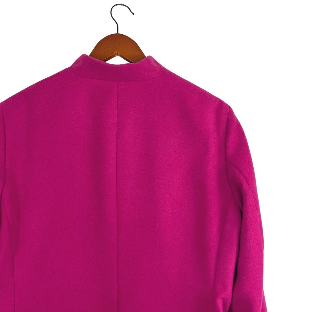 Chico's Pink Hidden Hook Blazer Jacket Womens Academia Old Money Twee Size 3 XL - Picture 5 of 16